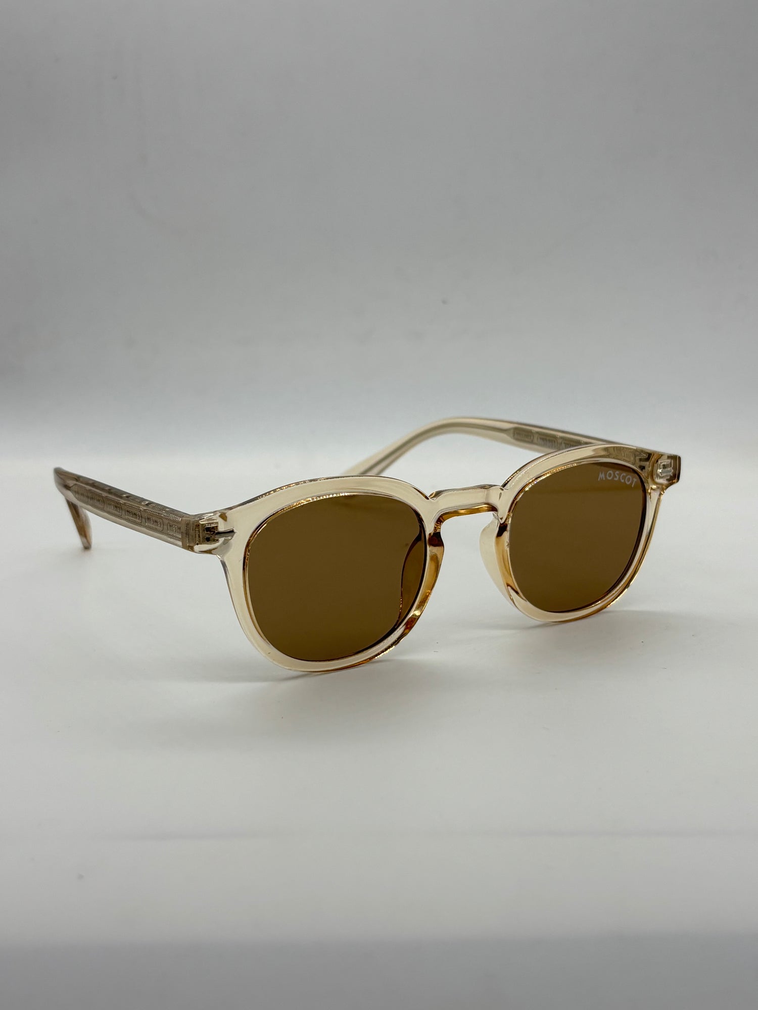 Moscot rond marron