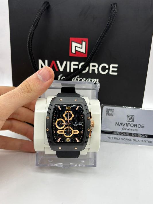 Naviforce chronographe silicone