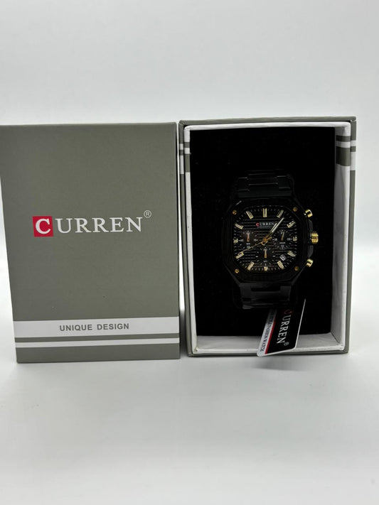 curren chronographe full black